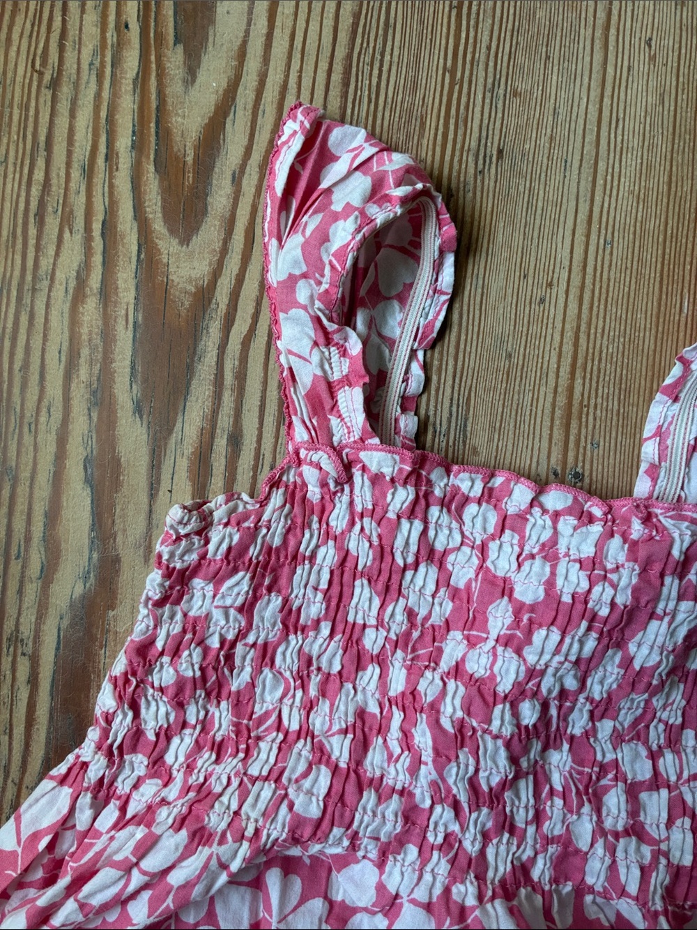 Mini Boden Ruffle Clover Dress - Picture 3 of 4